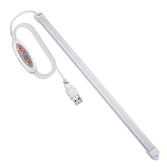 ASSEUI LED バーライト USBライト キッチンライト 蛍光灯 棚下ライト 高輝度 直管形 ライトバー 電球色 昼白色 昼光色 三段階調色 無段階調光 35CM チューブライト USB 5V 給電 3Mテープ/磁石付属 電気工事不要 取付簡単
