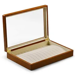 E：ブレスレット用 ホワイト Oirlv ジュエリートレイ 蓋付き 木製 ブレスレット アクセサリーケース 大容量 ディスプレイ 収納 ジュエリーボックス X02409 (ベージュ)