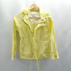 ◇ ⊇ ikka シンプル 長袖 マウンテンパーカー サイズM イエロー系 レディース E  【1505290001304】