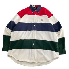 90s.tommy hilfiger golf L/S shirts 【LS006】