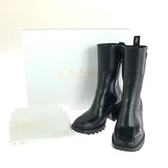 【中古】【レディース】 Chloe クロエ BETTY RAINBOOTS CHC19W239G800137W ベティ レインブーツ ロングブーツ 【 183-240821-hi-9-TAG】