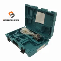 ☆中古品☆makita マキタ 18V 充電式ディスクグラインダー GA404D 本体＋ケース付 100周年記念 金/ゴールド 限定色 111289のサムネイル