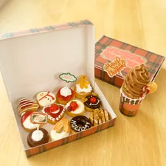 【オーダー受付中！】ミニチュアドーナツクリスマスセット2022ver