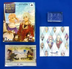 【中古】その他雑貨(キャラクター) [単品] 4大特典セット 「PS Vitaソフト エスカ＆ロジーのアトリエPlus ～黄昏の空の錬金術士～ プレミアムボックス」 同梱特典