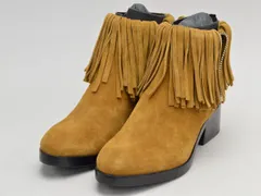 スリーワンフィリップリム 3.1philliplim 牛革スウェードレザー ショートブーツ/ブーティ 36.5サイズ ブラウン レディース F-LSHOE4419のサムネイル