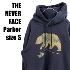 【人気ブランド】USA古着　THE NORTH FACE　ノースフェイス　パーカー　プルオーバー　クマ グラフィック 　サイズS　メンズ　ヴィンテージ