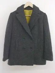 ◇ COMME CA ISM コムサイズム 長袖 ピーコート サイズM チャコールグレー系 レディース E  【1302200002013】