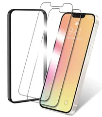 iPhone13/13Pro/12/12Pro用　画面保護ガラスフィルム　枠付き