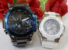 恋人達のペアウオッチ Gショック ペア G-SHOCK BABY-G ペアウォッチ ペア腕時計 カシオ 2本セット gショック ベビーg デジタル アナデジ MTG-B2000B-1A2JF  BGA-1100GR-7BJF  クリスマス誕生日 御祝い還暦 銀