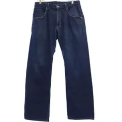 ブルーブルー ストレートデニムパンツ W33 ネイビー BLUE BLUE ジーパン メンズのサムネイル
