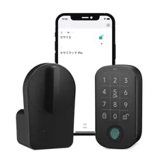 Candy House キャンディハウス スマートロック SESAME ５＋ セサミタッチPro 指紋認証 ICカードリーダー 暗証番号 Suica対応 PASMO対応 Apple watch Felica MIFAIR モバイルSuica 工事不要 取