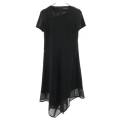 MAISON DE JUNKO メゾンドジュンコ 日本製 半袖 ワンピース 40 黒 レディース 古着