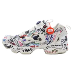 VETEMENTS (ヴェトモン) 17SS×Reebok INSTAPUMP FURY BS7031 インスタポンプフューリー 落書き ローカットスニーカー US9/27.0cm ホワイトのサムネイル