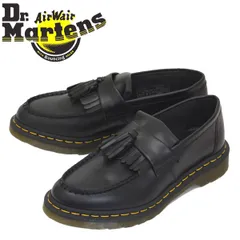 Dr.Martens (ドクターマーチン) 22209001 ADRIAN YELLOW STITCH エイドリアン イエローステッチ レザー タッセルローファー BLACK Dr.Martens UK4-約23.0cm