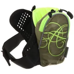 アシックス(ASICS) ランニング アヤミ ボトルポーチ EBT205-8574 カーキ/ライム 13×23cm