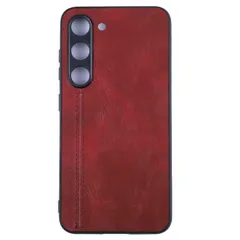 Galaxy S23 ケース SC-51D SCG19 ギャラクシーs23  レザー 薄型 ソフト ケース 【Color】 レッド