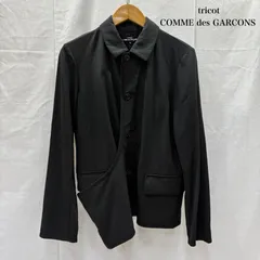 【トリココムデギャルソン】AD1997 テーラードジャケット 黒　長袖 2025年最新】tricot COMME des GARCONS レディース テーラード
