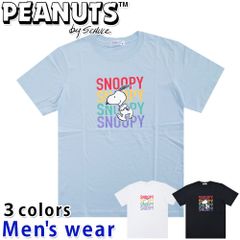 スヌーピー 半袖 Tシャツ メンズ PEANUTS 犬 プリント グッズ S1152-228A