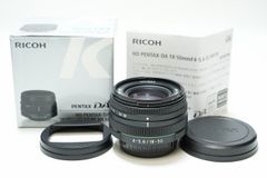 ■軽量コンパクト ズームレンズ　HD PENTAX-DA 18-50mm F4-5.6 DC WR RE