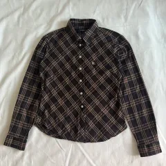 BURBERRY check pattern shirt