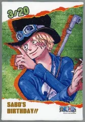 【中古】雑貨 サボ バースデイアートボード 「ワンピース」 ジャンプショップ限定