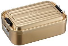 大容量 ふわっと盛れる 男性向け 1000ml ミネラルトーンゴールド 弁当箱 アルミ製 AFT10B スケーター(Skater)