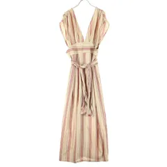 SHENERY シーナリー ノースリーブ ロングワンピース F ピンク レディース 古着