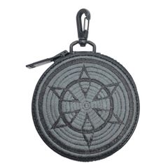 black means×MINE ブラックミーンズ×マイン #05 CIRCLE PORCH サークルコインケース  ブラック グレー -
