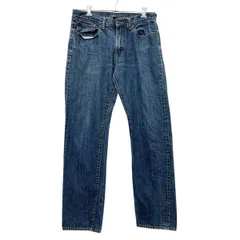 GAP デニムパンツ W32 インディゴ系 ギャップ ジップアップ ジーンズストレート 古着卸 アメリカ仕入 2508-191