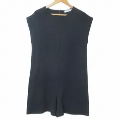 マウジー MOUSSY MILANO RIB MINI ロンパース オールインワン ニット ノースリーブ 2 M相当 紺 ネイビー  IBO71 X