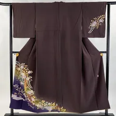 ロング寸 「翠山工房」 縮緬地 附下げ・訪問着（正絹）仕立上り＜HH2100＞ 2025年最新】翠山工房 辻が花の人気アイテム - メルカリ