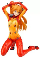 【中古】フィギュア 式波・アスカ・ラングレー ～テスト用プラグスーツver.～：RE 「ヱヴァンゲリヲン新劇場版：破」 1/6 PVC製塗装済み完成品