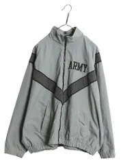 【お得なクーポン配布中!】 00s 米軍実物 US ARMY ナイロン トレーニング ジャケット X-LARGE SHORT / 03年製 オールド ミリタリー IPFU 軍物 大きいサイズ ジャンパー