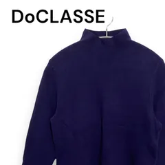 DoCLASSE ドゥクラッセ ネイビー 長袖 ニット セーター 裾ライン Lサイズ レディース カジュアル 22002-490 ゆったりシルエットのサムネイル