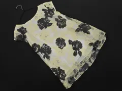 JUSGLITTY ジャスグリッティー シアー 花柄 ブラウス シャツ size1/白 ■◆ レディース