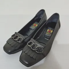 美品 23.5㎝◎MIHAMA パンプス バレエシューズ 革靴 花柄 日本製 mi8817bw00704_1.jpg