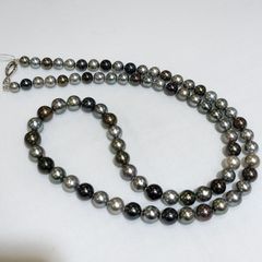黒蝶真珠ナチュラルマルチロングネックレス