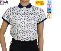 【新品・未使用】フィラゴルフ 半袖ポロシャツ 大きいサイズ有 752603 レディース 半袖シャツ 遮熱 接触冷感 UVカット 吸汗速乾 FILA