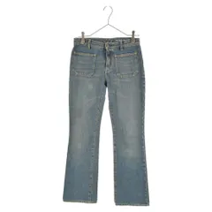 SAINT LAURENT PARIS (サンローランパリ) ブーツカットフレアデニムパンツ インディゴ 374799 Y492Gのサムネイル