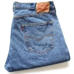 メキシコ製 Levi'sリーバイス 501 ペンキ飛び デニムパンツ カスタム W38★SDP3863 ジーンズ テーパード オーバーサイズ ビッグサイズ