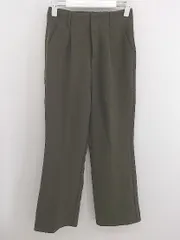 ◇ tiptop ティップトップ バックゴム タック スラックス パンツ サイズS ダークベージュ レディース E  【1302180011197】