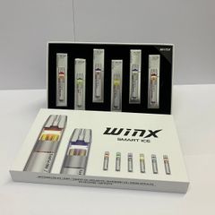 ポケットシーシャ winx S160スマート【全6種×各1本＝1箱】 専用BOX入り 【5箱セット】 タール・ニコチン0 電子タバコ 使い捨て 水蒸気 リキッド メンテナンスフリー