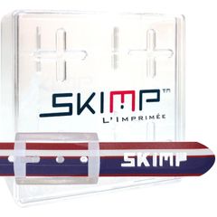 SKIMP プリントベルト メンズ レディース ゴム ゴルフ スノボ 防水  長さ約140cm 幅約3.4cm スキンプ【ストライプ2】