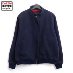 80s USA製 vintage L.L.Bean 裏地チェック ウール ジャケット メンズ 表記Lサイズ