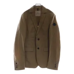 MONCLER (モンクレール) POTHUAU スリーブロゴ シルク混 コットンテーラードジャケット ベージュ D10913030500 549NYのサムネイル