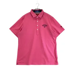 サイズ：3L CALLAWAY キャロウェイ レッドレーベル 半袖ポロシャツ  ピンク系 [240101377847] ゴルフウェア メンズ ストスト