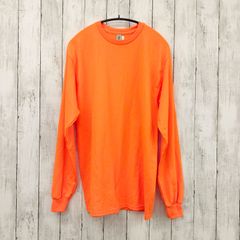 【 GILDAN 】ギルダン ウルトラコットン 長袖Tシャツ オレンジ M
