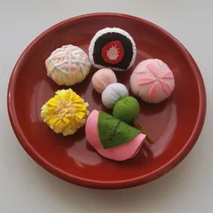 フェルトの和菓子『春』6個セット