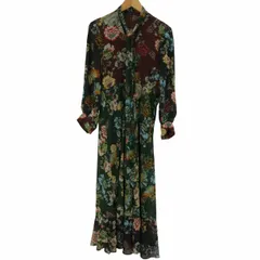ザラ ZARA 花柄ロングワンピース レディース  M