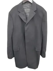 ☆EM884 PRADA プラダ チェスターコート ブラック メンズ 50R(Lサイズ) 中古のサムネイル